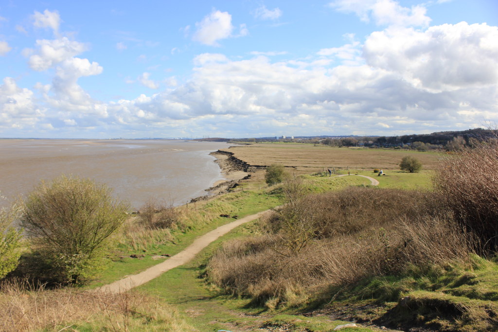 Coastal path at Bagillt cob. Photo attribution...https://www.geograph.org.uk/photo/4905876